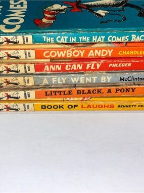 Vintage Dr. Seuss & Children’s Paperback Book Stack - Multicolor